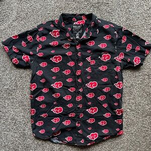 BOXLUNCH Naruto Akatsuki Short-Sleeve Button Down Shirt
